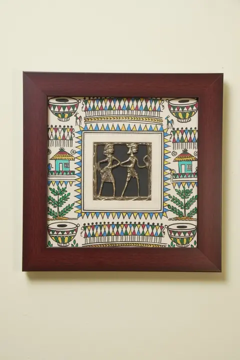 The Companions Brass Framed Artwork