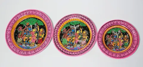 The Raas Leela Wall Plates