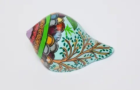 The Aqua Tree Painted Shankha