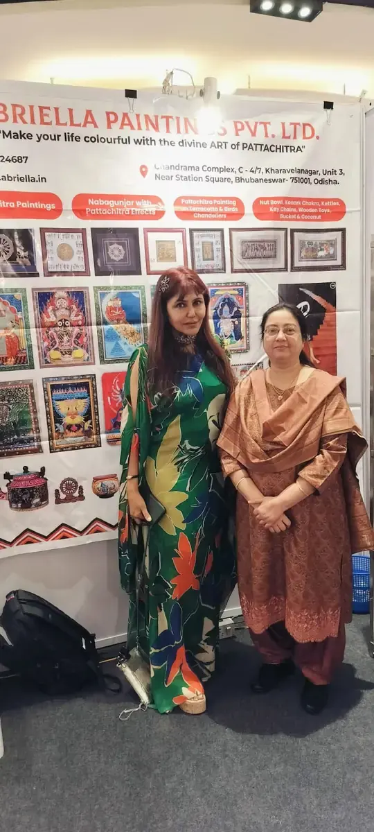 Abriella at the Exhibition: memento by Abriella Paintings for Abriella Paintings Pvt. Ltd.
