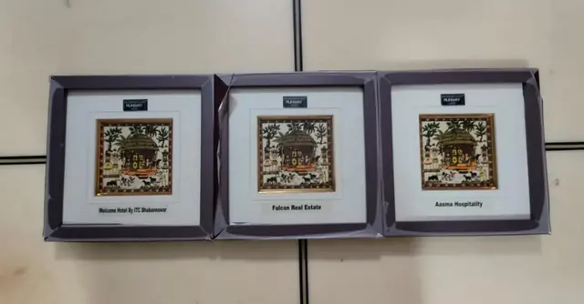 For Welcome Hotel by ITC, Falcon Real Estate and Aroma Hospitality: memento by Abriella Paintings for Corporate gifting