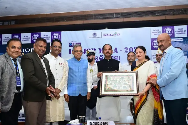 A Pattachitra Landscape for the Former Governor of Odisha memento
