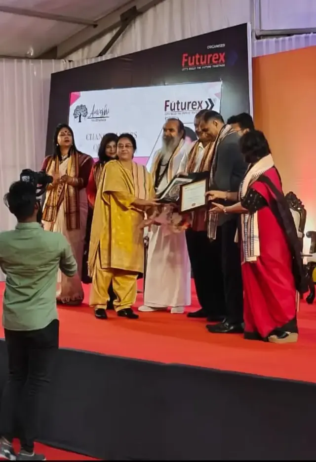 Felicitation at Futurex: memento by Abriella Paintings for Futurex Trade Fair & Events