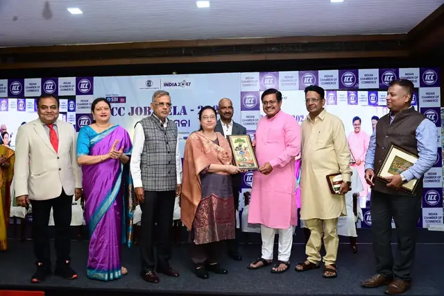 ICC Job Mela 2024: memento by Abriella Paintings for Indian Chamber of Commerce