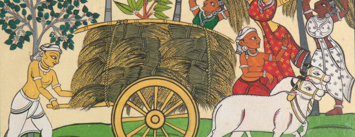 Pattachitra harvest scene