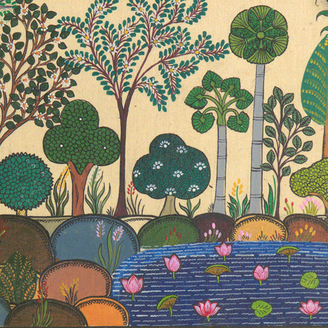 Pattachitra Paintings - landscape designs